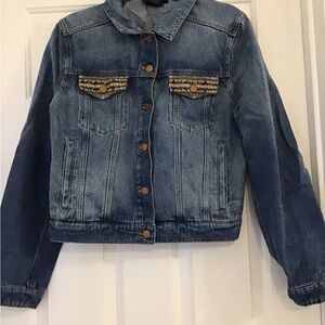 Like new Pendleton denim and wool blanket jacket. Smoke free home.